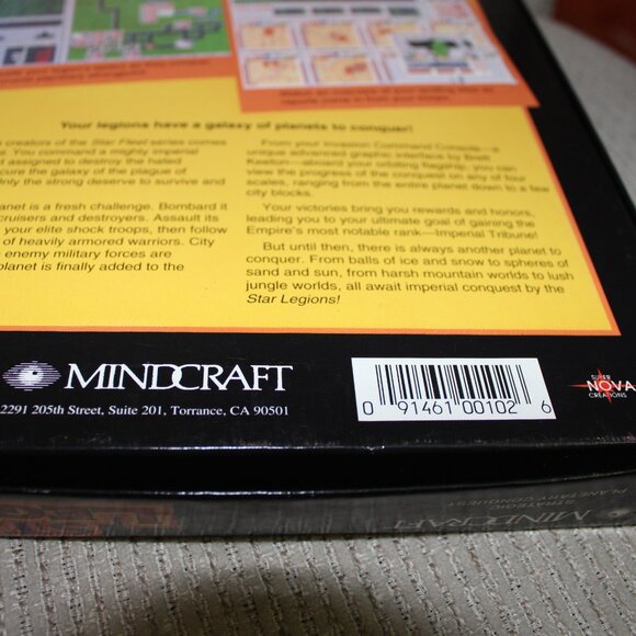 3/$77❤️vintage 1992 Mindcraft Star Legions Big Box Supernova Creations PC Game - Picture 11 of 11